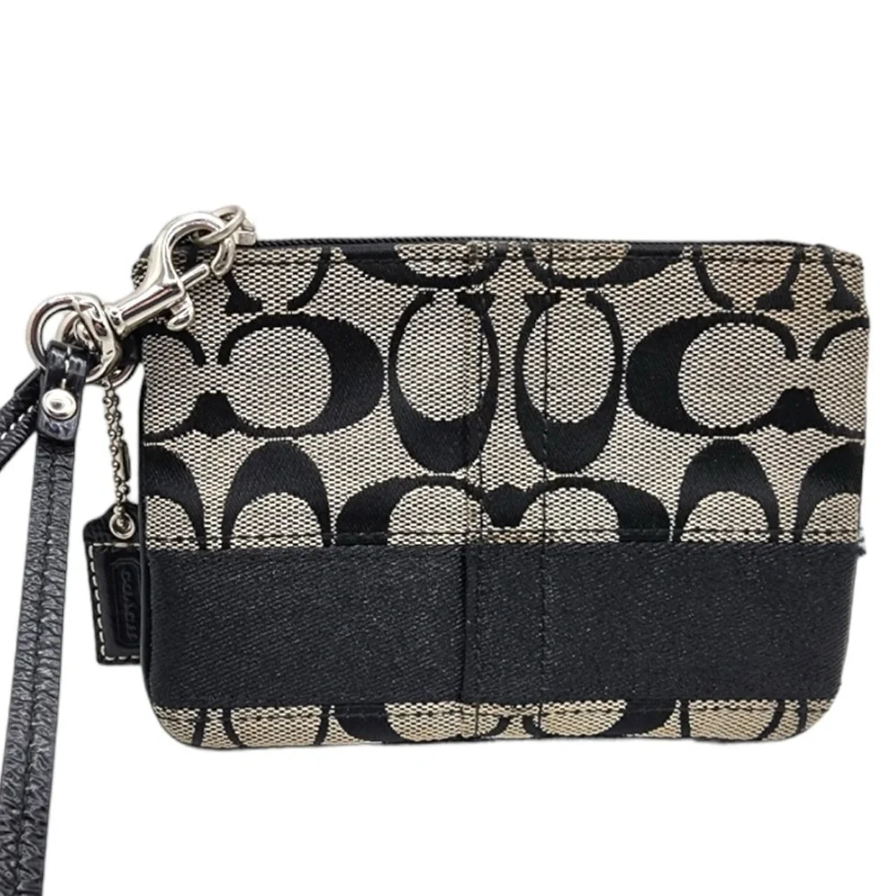 Coach Glitter Stripe Signature Wrislet EUC - price is firm
